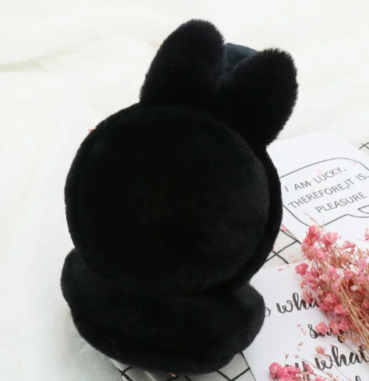 
Hot selling plush fur ear muffs cute rabbit warm winter ear muffs 