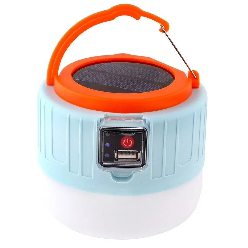 Outdoor Mini Power Bank Emergency Remote Control Tent Lantern Portable Usb Rechargeable Led Solar Camping Lights