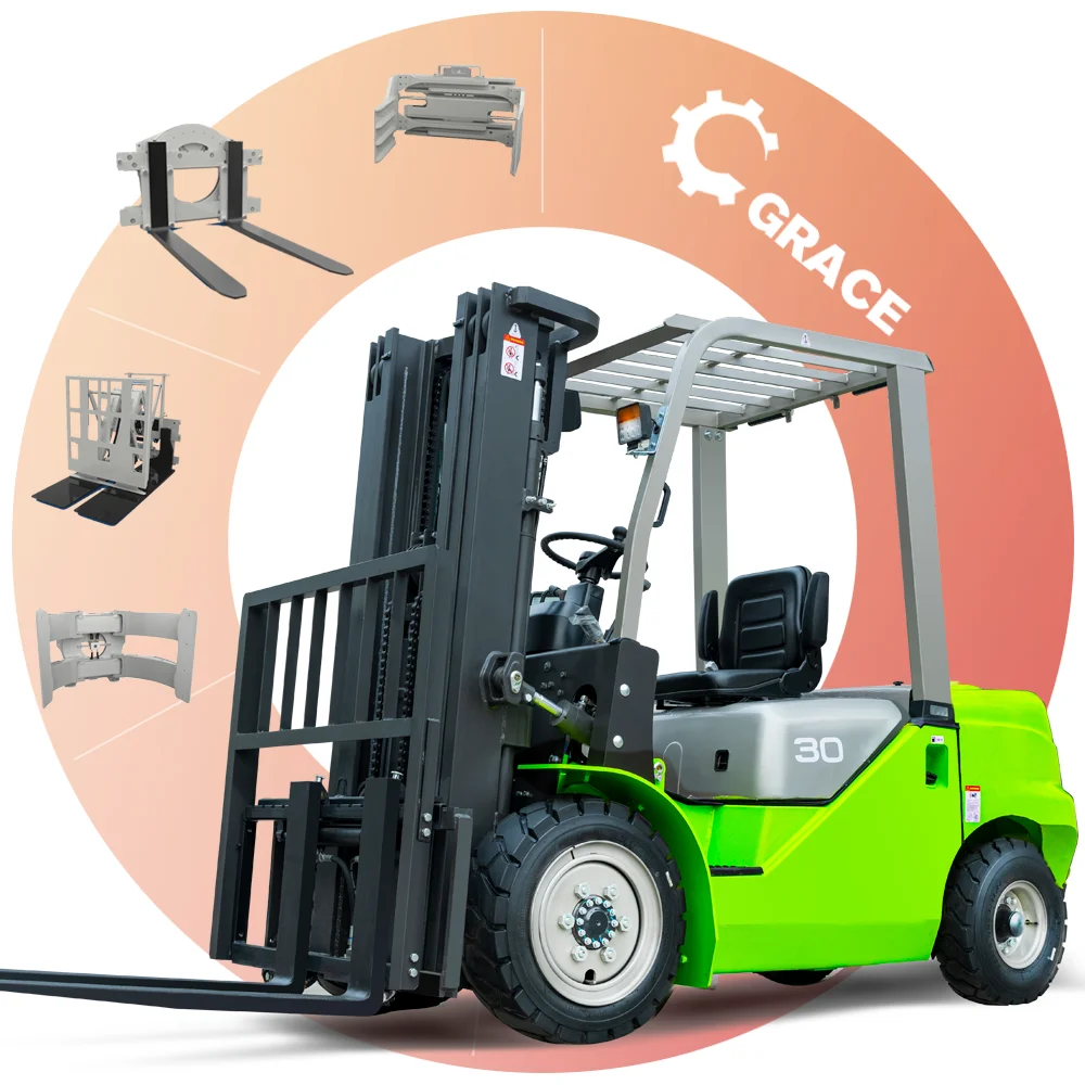 Export diesel forklift 1.5ton 2.5ton 3 tons 5 tons container handler lifting machines forklifts diesel engine