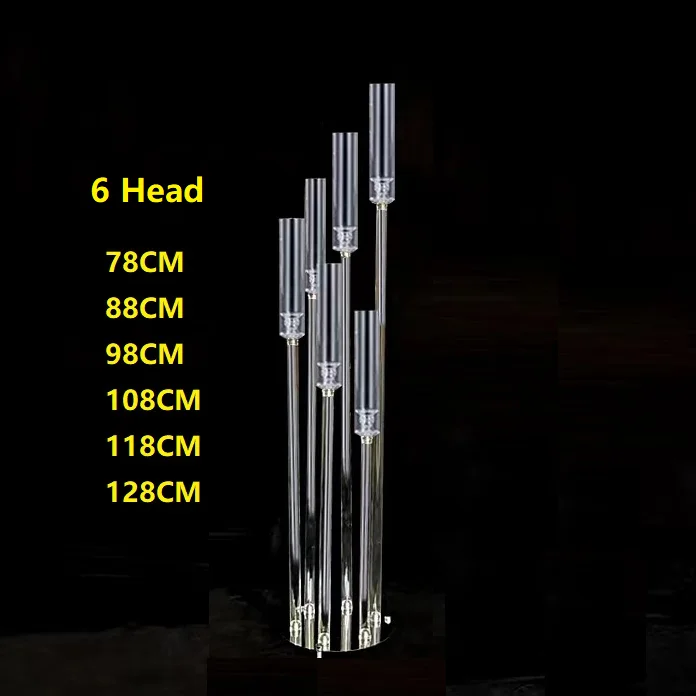 Прозрачный акриловый подсвечник, свадебные украшения для стола, подсвечник, подсвечник, подставка для цветов, Хрустальный декор, СВАДЕБНЫЕ КАНДЕЛЯБРЫ