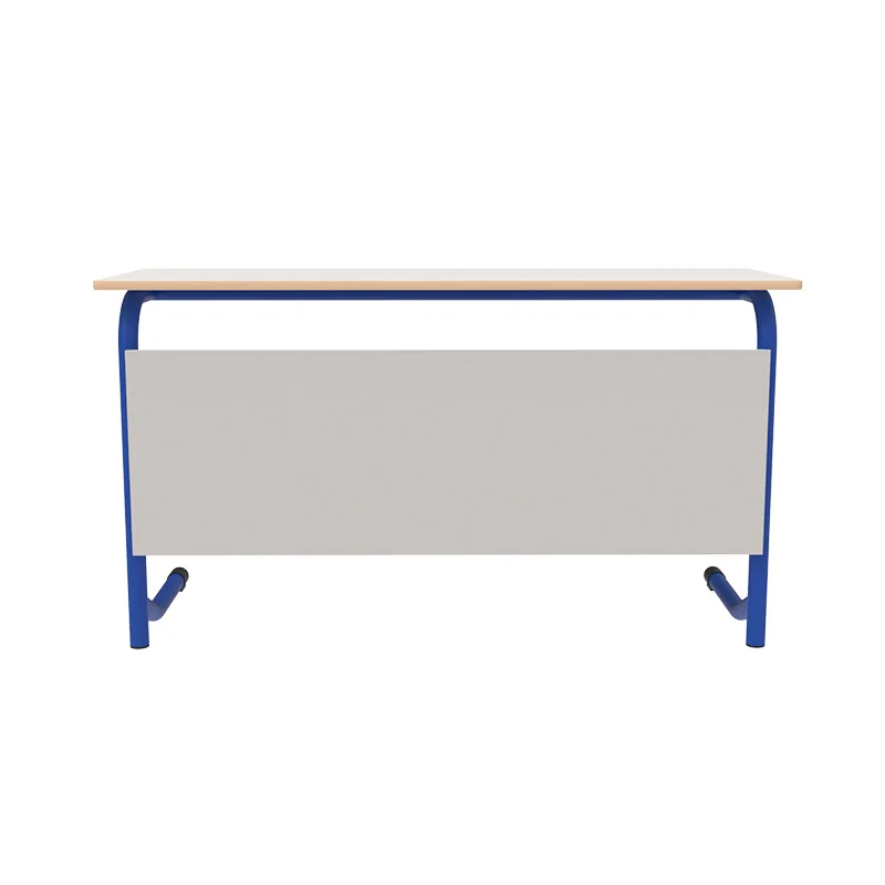 University Classroom Desk With Front Panel School Furniture College furniture Double Person Table School Student Table Desk