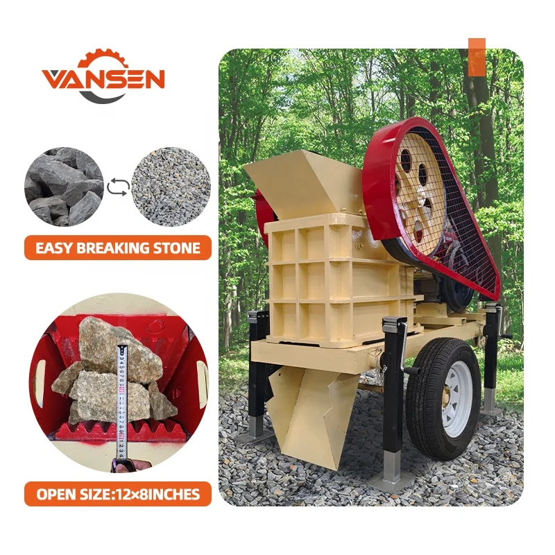 mobile pe200x300 stone ore rock granite jaw crusher machine