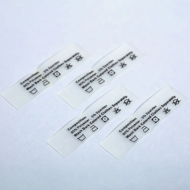 Customized brand clothing label PU embossed leather brand logo clothing label satin woven label