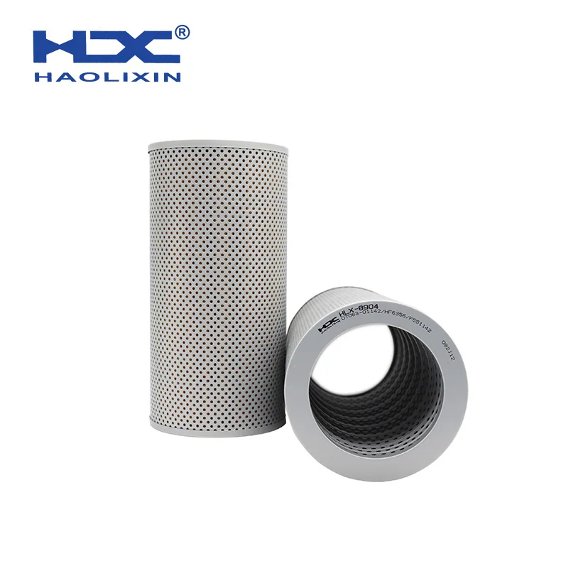 Excavator Hydraulic Filter Spare parts For Komatsu PC200-3 07063-01142 195-60-16320 HF6356 P551142 H-5609 H0004  FO1824 P550151