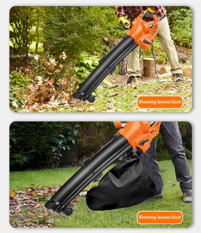 Garden tool portable mini electric leaf blower and vacuum