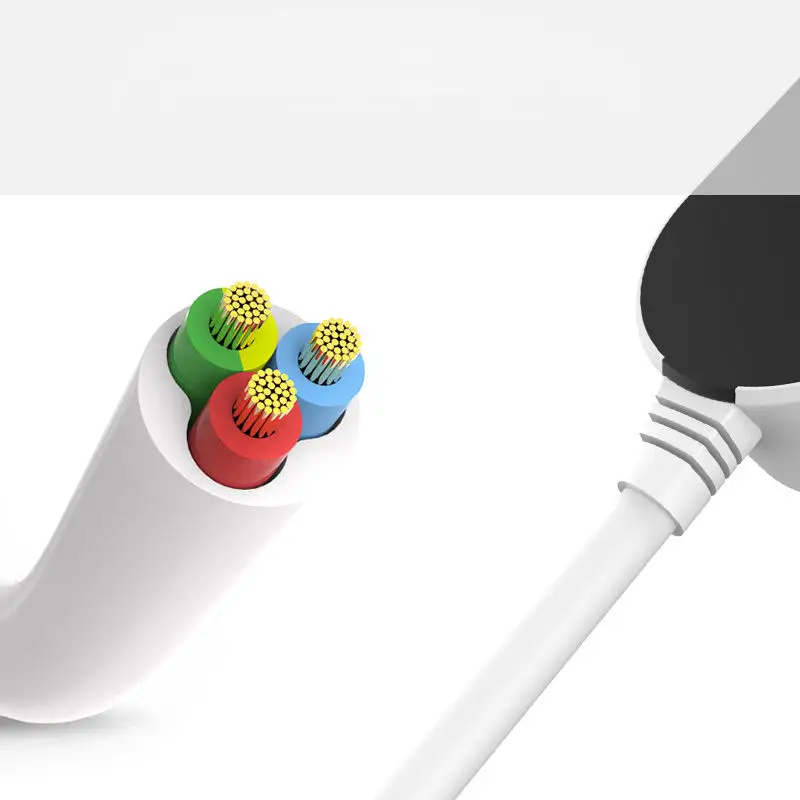 Y1W  2500W US EU UK Power Strip German Plug 3 AC Outlets and 3 USB Ports Universal Extension Outlet 1 Usb C And Usb