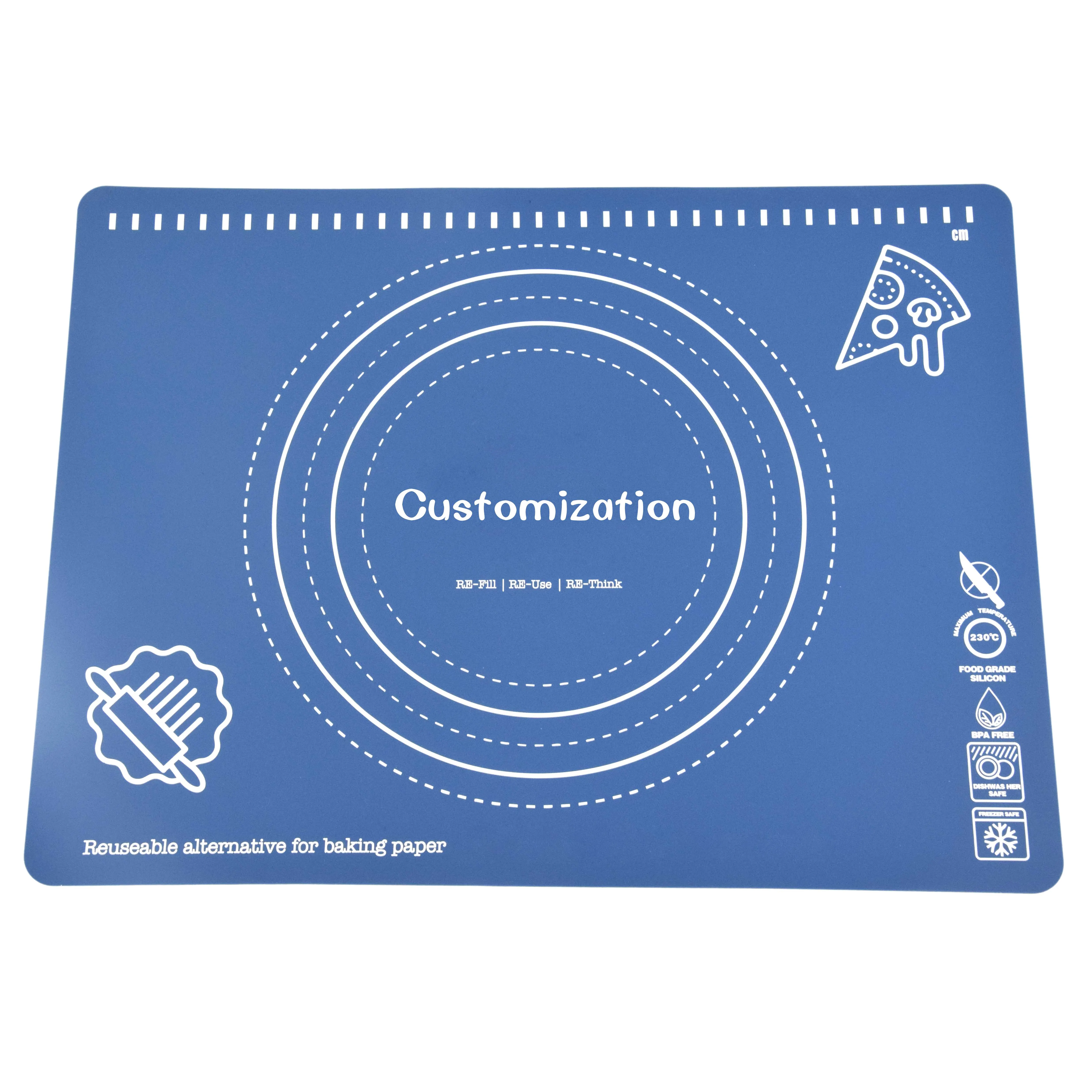 2022 High Quality   Silicone Place Mat for Decorate Office Desk and Dinning Table.