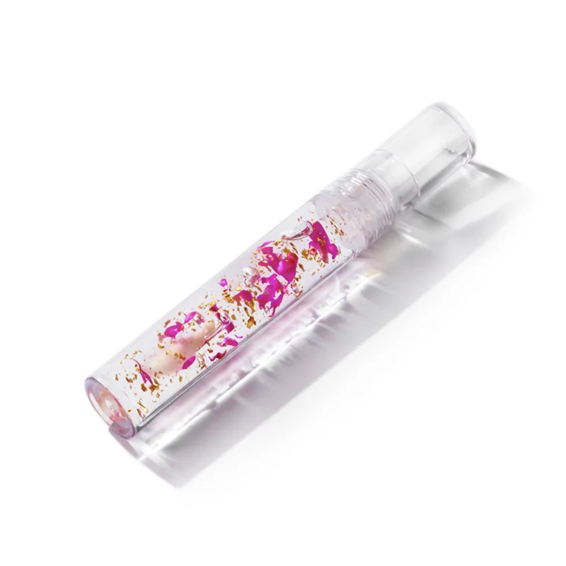 Clear Lip gloss Kids Glossy Plumping Glitter pearl light Fruit glass Moisture Lip Gloss