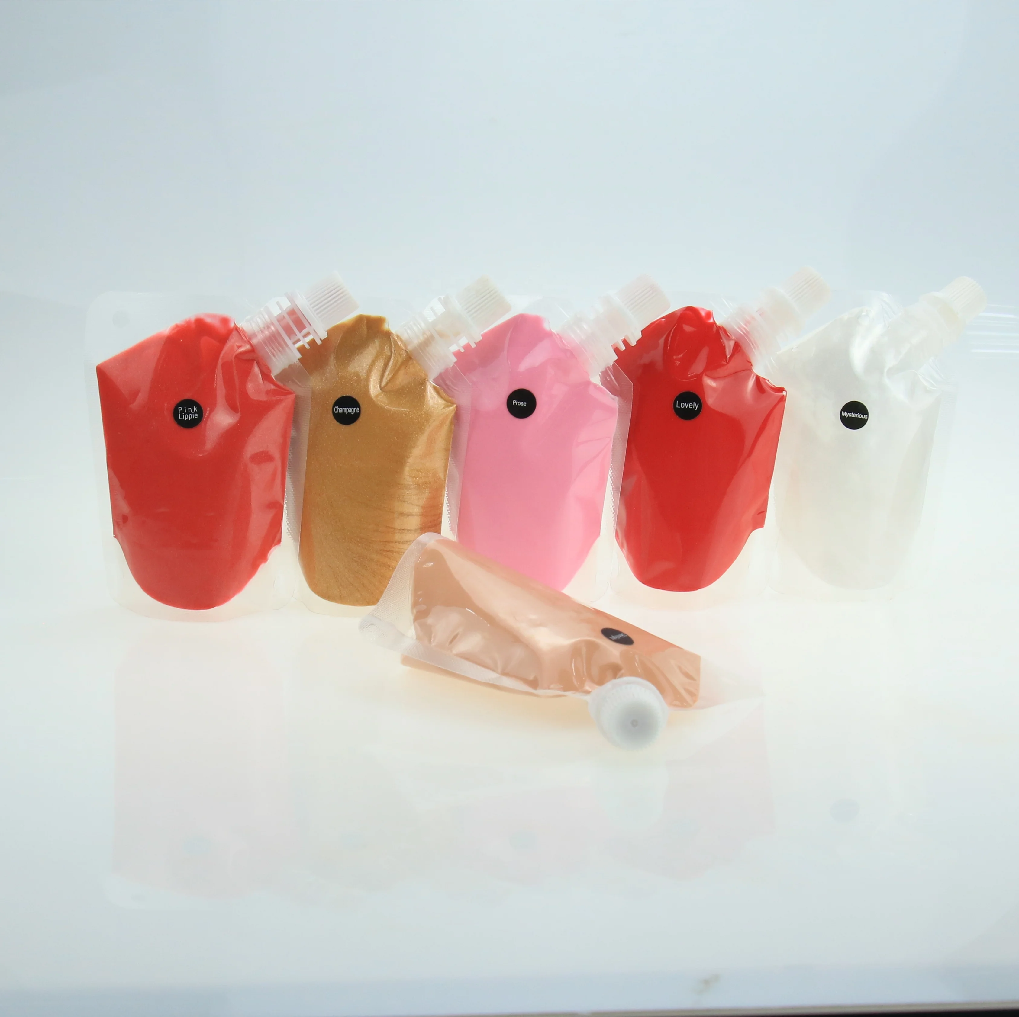 Sincemile new type 50ML lip gloss bag lipstick matte glitter lipgloss base