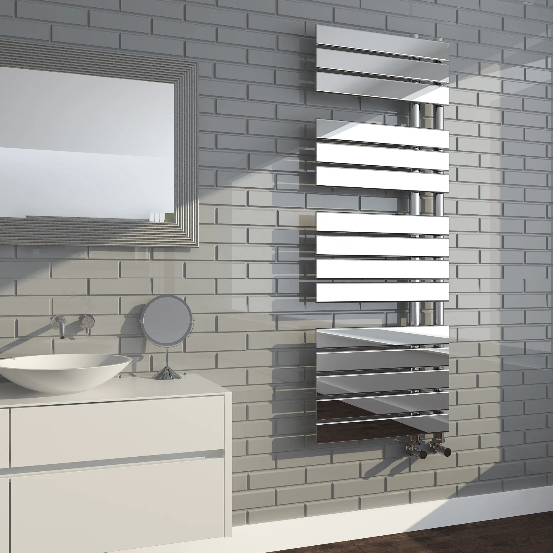 SUN-D5 дизайнерский радиатор для ванной комнаты с подогревом