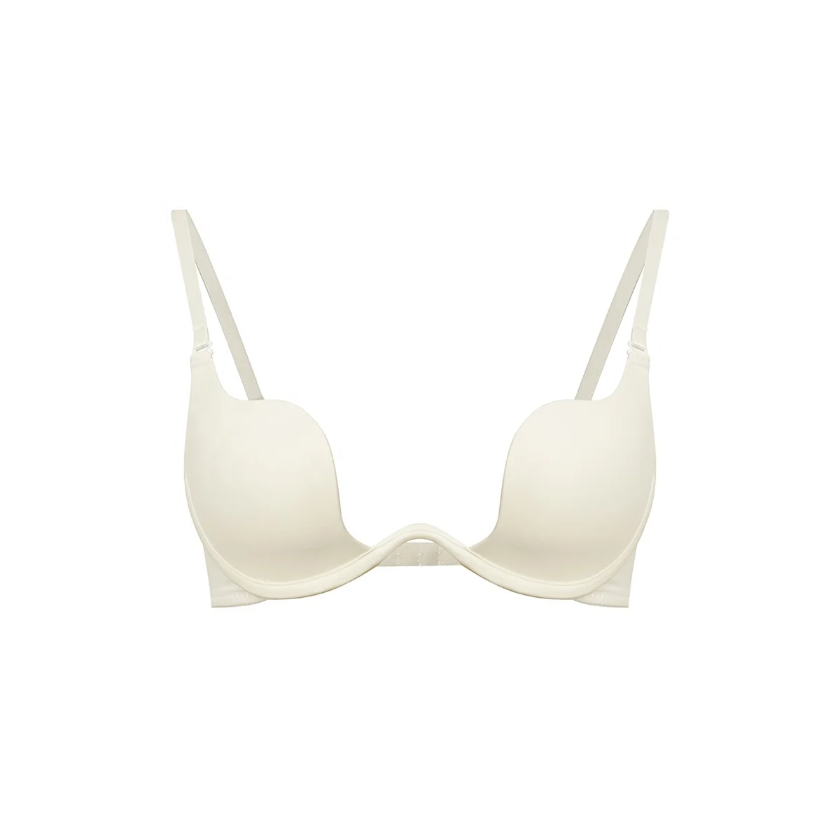 Lady ready stock Sujetador Push Up Sexy For Mujer Woman Deep U Low Cut Backless Bralette Wedding Underwire Plunge push up Bra