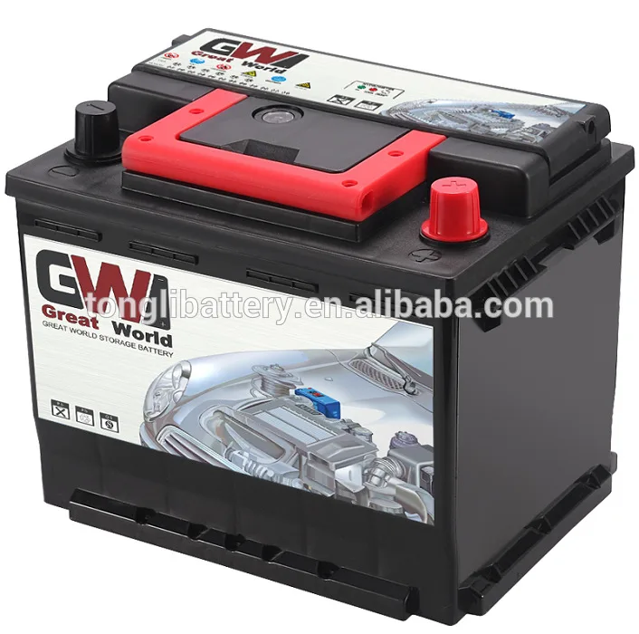 DIN75/57539 75AH mf automotive car battery spain wholesale
