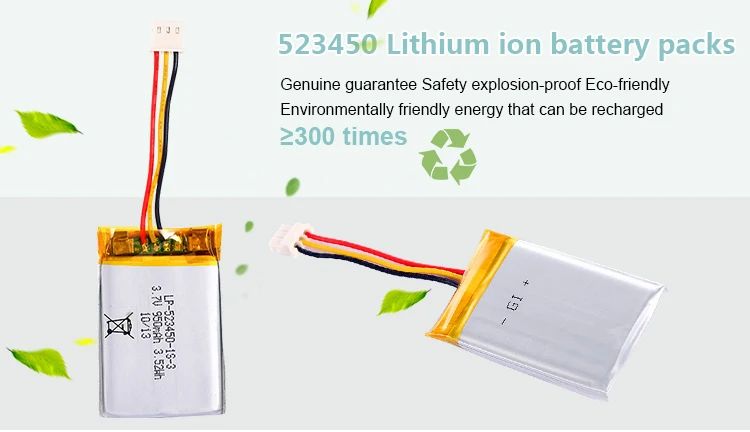 Quality Choice Portable Battery Pack 3.7V 1000mAh 950mAh Rechargeable Lithium Ion Battery Pack