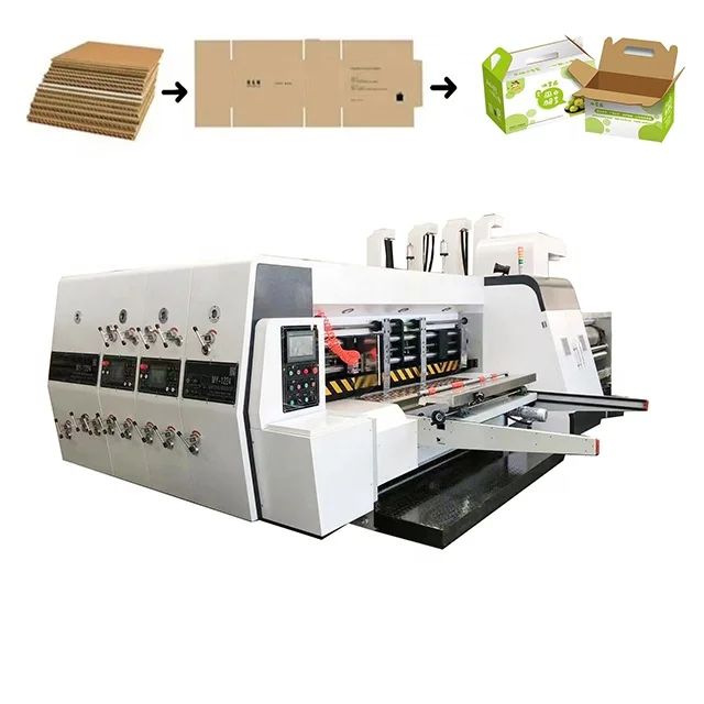 High Speed flexoo Printer Slotter Die Cutting .carton Printing Machinery.corrugated Box Printer Machine