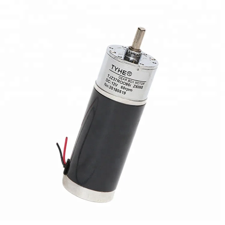 Хороший диаметр продаж 37 мм 12 при 10 об/мин. низкий оборот в минуту. Высокий крутящий момент DC металлический двигатель переда