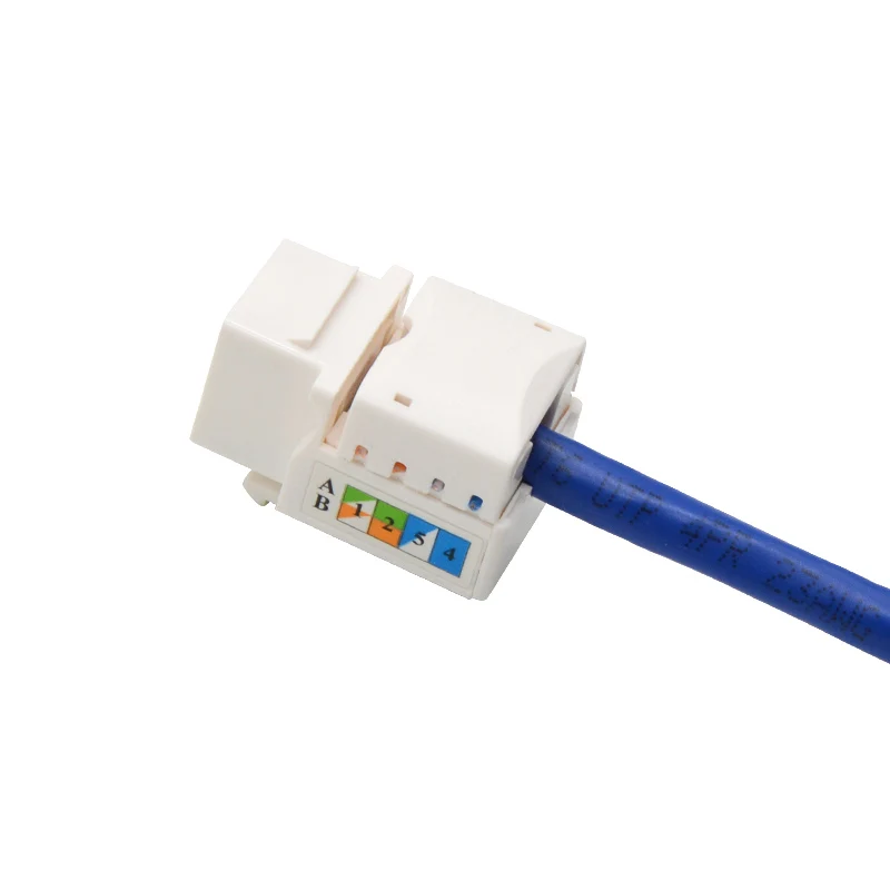 Good selling Cat3 Cat5e Cat6 UTP  RJ45 Keystone Jack  modular jack 90 degree