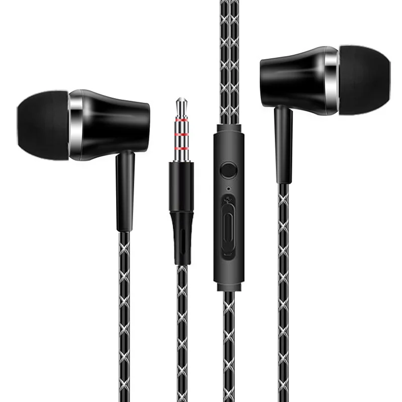 Type-c interface earbuds In-ear headphones with heavy bass K-song cord-controlled headphones