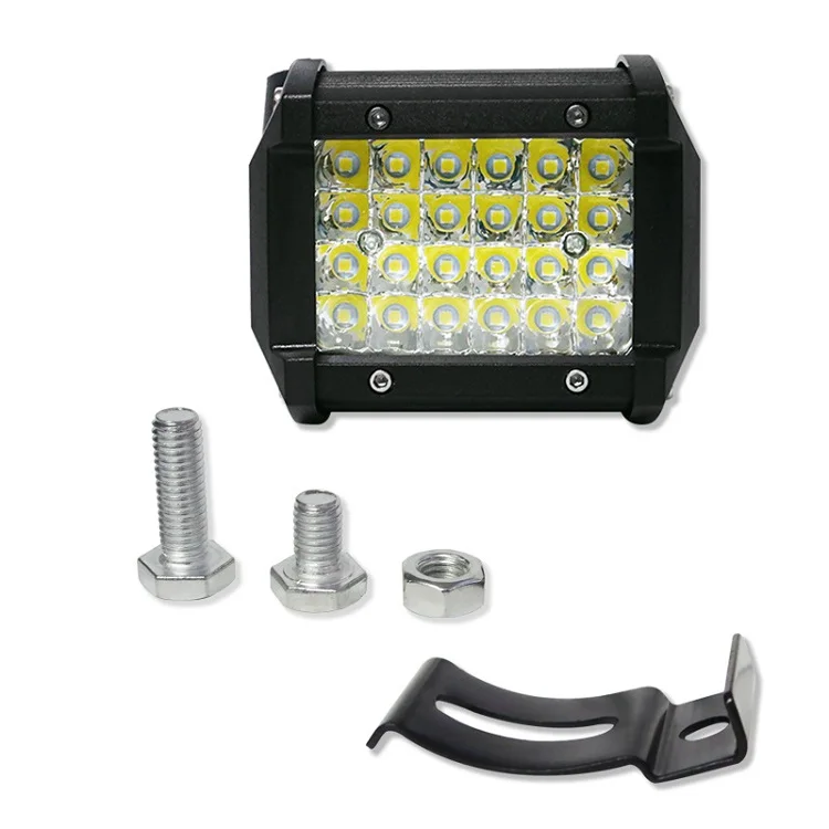 dual color 72w led work light strobe car car led headlight offroad led work light
