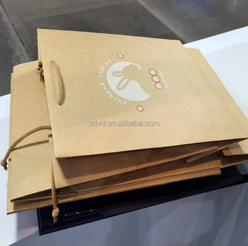 Customized advertising Kraft paper gift packaging Box mailing shipping box paper bag and poster envelope and cards printing