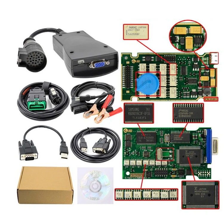 PP2000/LEXIA3 921815C полноразмерный интерфейс obd2 автомобильный диагностический аппарат V7.83 работает как для Citroen так и Peugeot