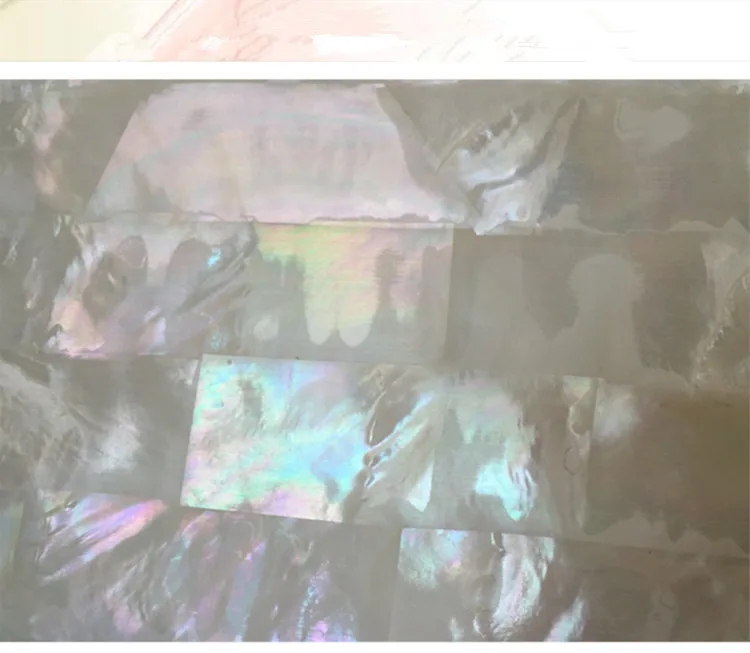 Self Adhesive Laminated Wall Furniture Craft White Mother of Pearl Shell Paper Sheet for Wall
