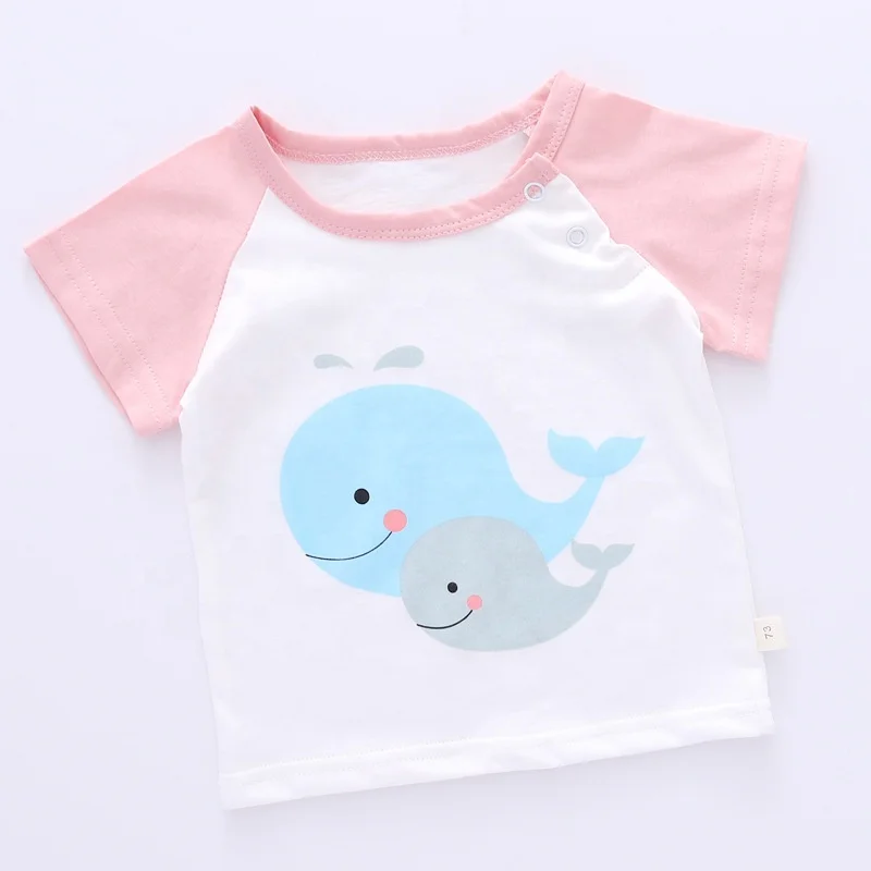 
hot sale customize high quality design your own baby and infant soft cotton printed tee shirt 