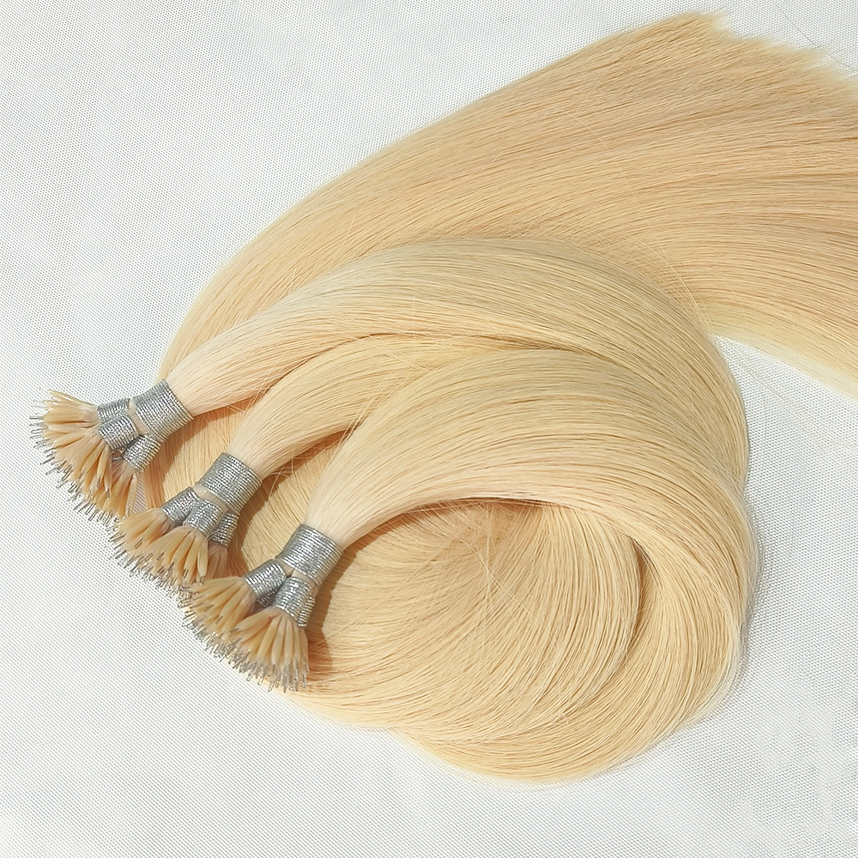 Keratin Hair Products Wholesale Human Hair Extensions Weft Hair Extension Nano