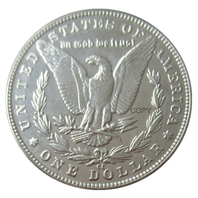 1890 куб. См Морган доллар 90 серебро 10 медная репродукция США декоративные монеты на