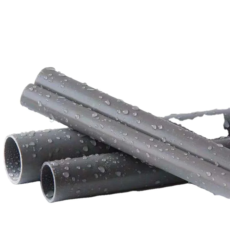 DIN Standard PVC straight pipes size20mm to 630mm with PN10 or PN 16 working pressure