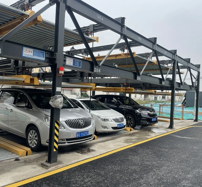 3 layer Mechanical puzzle Parking system for safe parking garage equipment for commercial parking solution from Chinese supplier