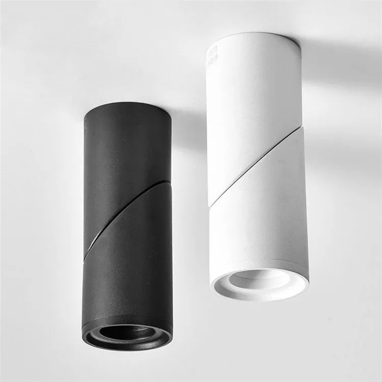 12W Recessed Ceiling Spotlight Rotate 360 Degree Downlights IP44 Surface Mounted LED Down Light