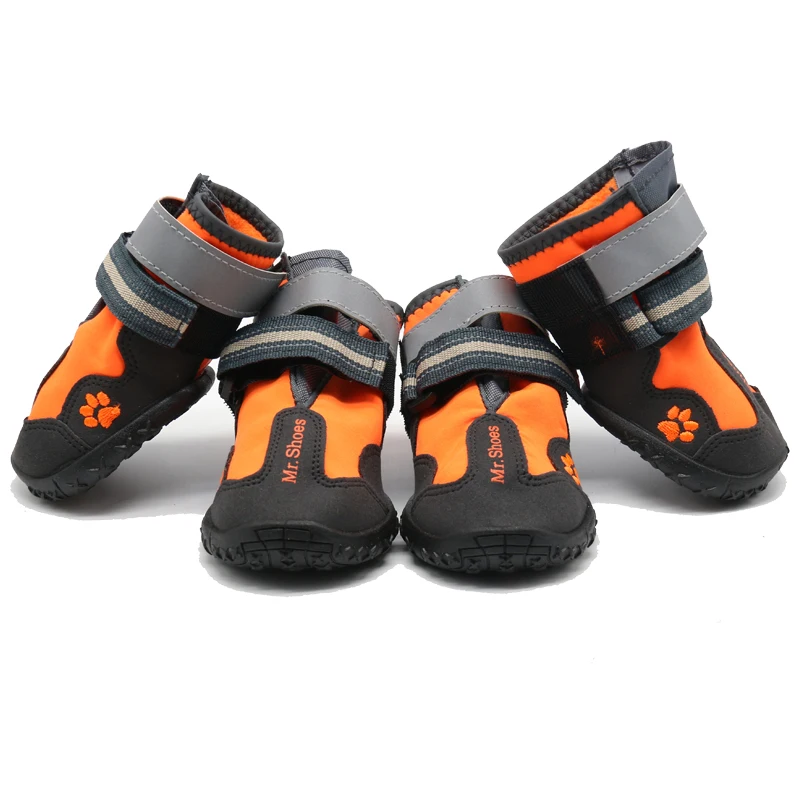 Paws Protective Winter Dog Boots Eco-Friendly Waterproof Sport Style Mesh Cotton Shoes Comfortable Outdoor Walking Cute Dogs