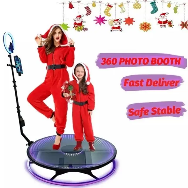 Christmas Portable 360-photo-booth ipad iphone camera photo booth