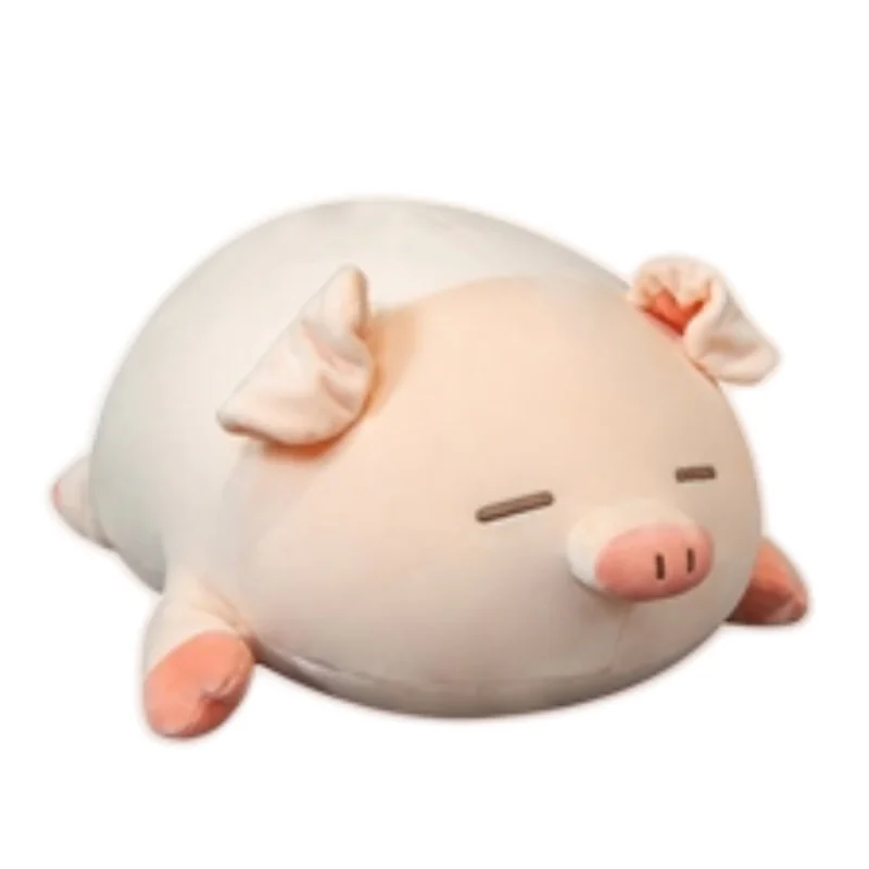Stuffed Plush Animal Cartoon Plush Toy Cute Cartoon Pig Pillow Doll Plush Toy Strip Rag Doll Bed Pillow Gift