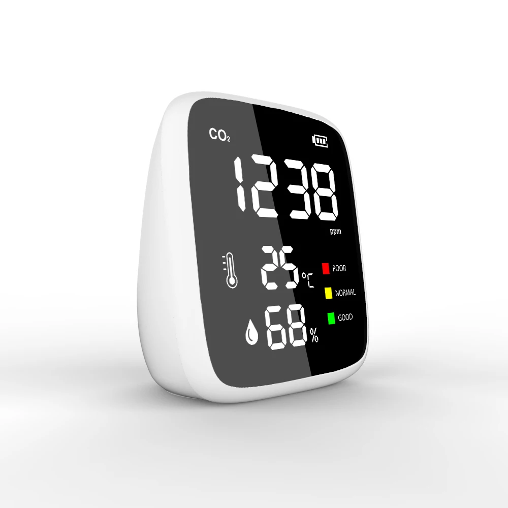 CO2 monitor with greenhouse compensation calibration NDIR sensor gas analyzers co2 meter co2 gas flow meter