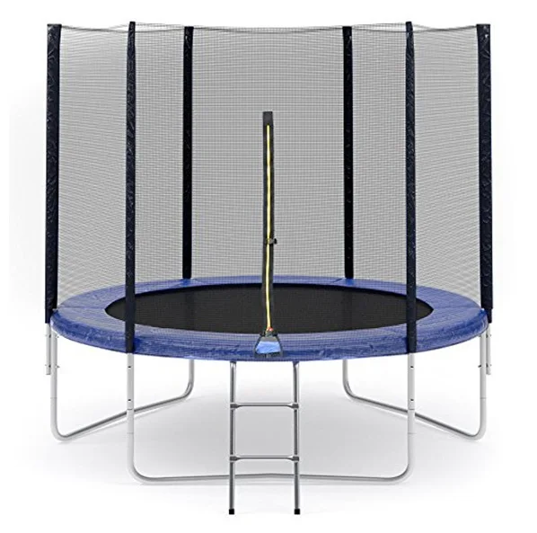 8 футов унисекс Открытый круглый прыжок батут для детей и взрослых защитный корпус фитнеса удовольствия дома