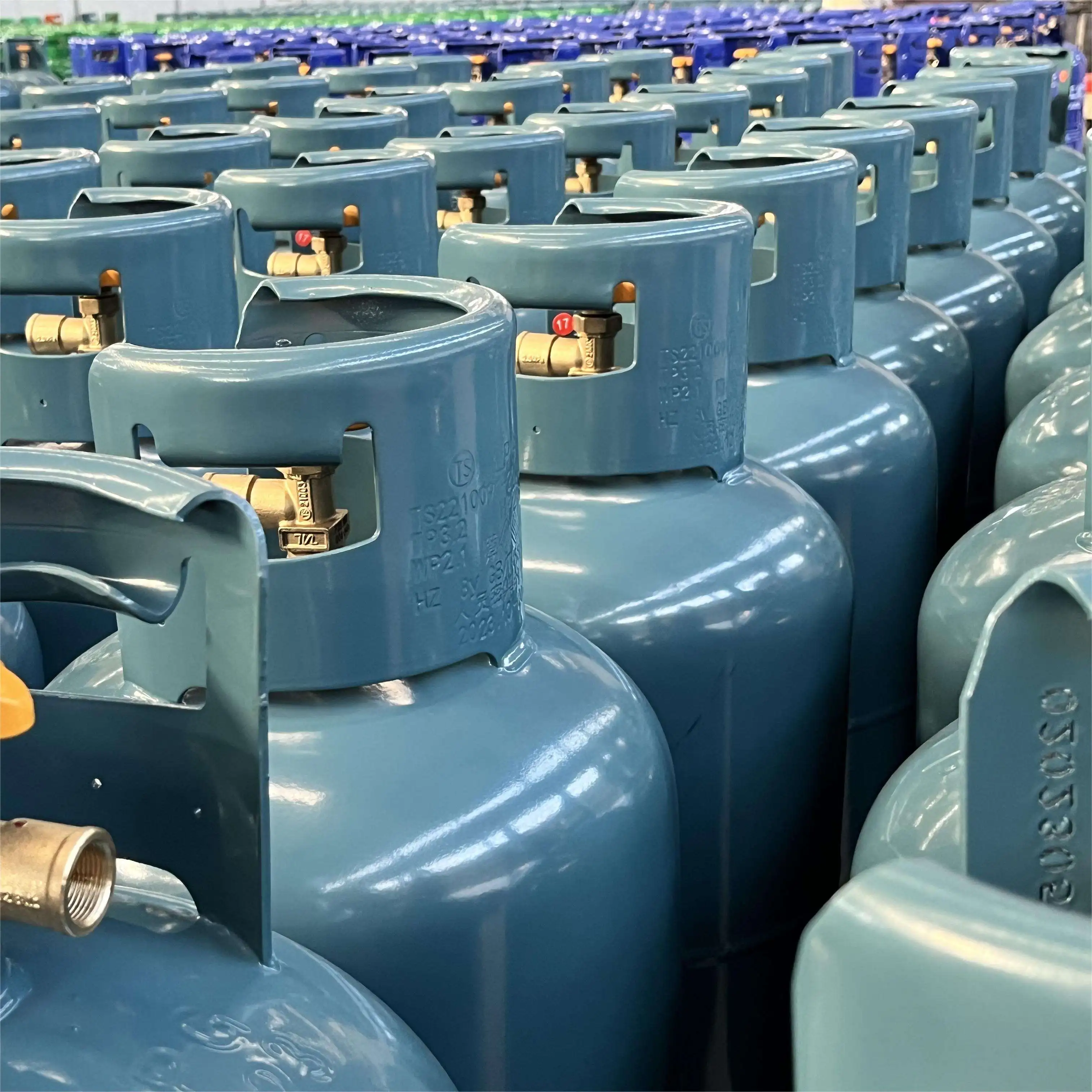 Zhangshan Low Pressure 15kg Liquid Propane Petroleum Recyclable Gas tank for Cooking