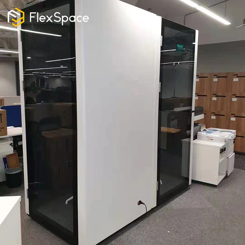 Flexspace 2025 new Office Meeting Pod Soundproof Private Sound Reduce Office Work Pod Office Booth with sofa for sale
