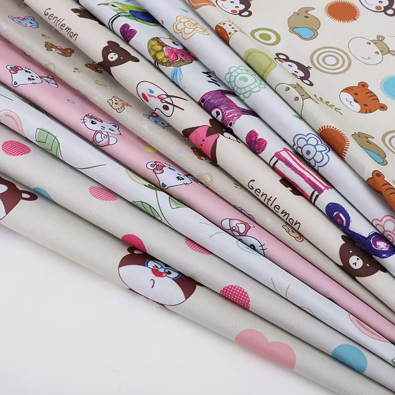 RPET Custom printed fabric 210T Taffeta/Satin Printed floral 75D/100D 18T 28T chiffon fabric