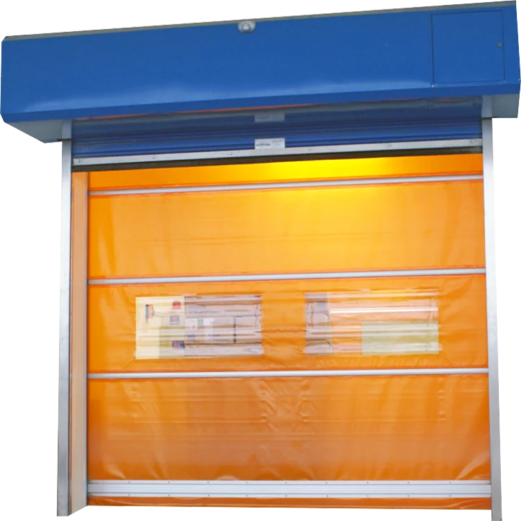 hot automatic fast rolling door explosion proof sound insulation pvc curtain soft high speed roller shutter doors for workshop