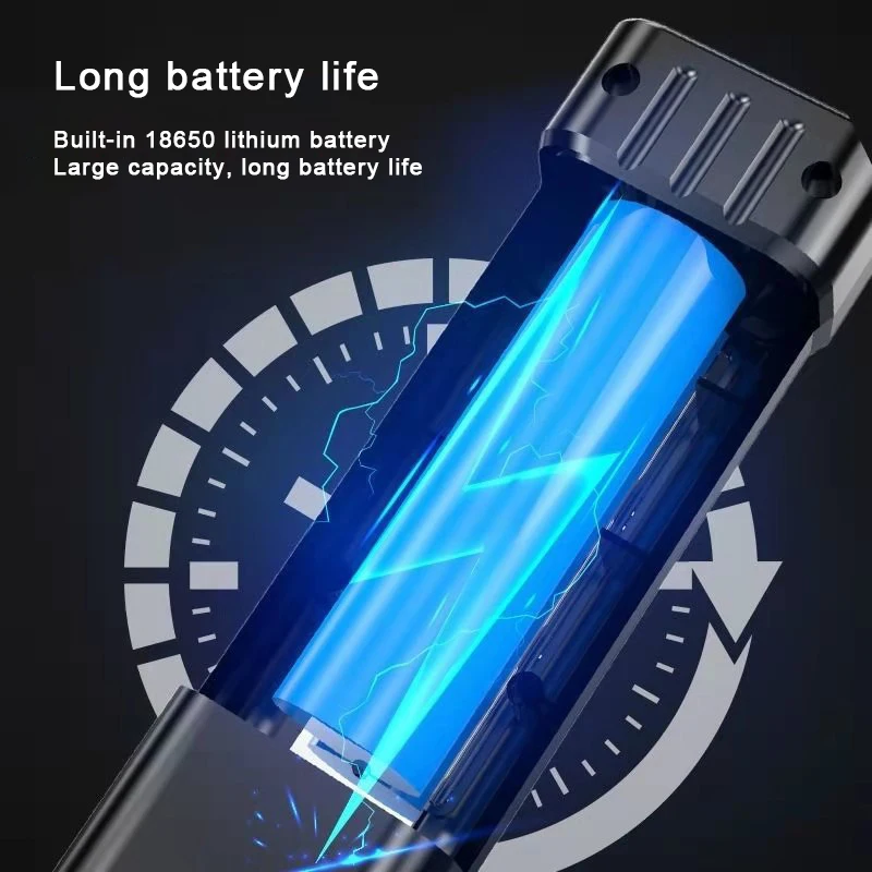 Super Bright Zoom Pocket Small Powerful Flashlight Torch Light LED EDC Mini Flashlight Rechargeable