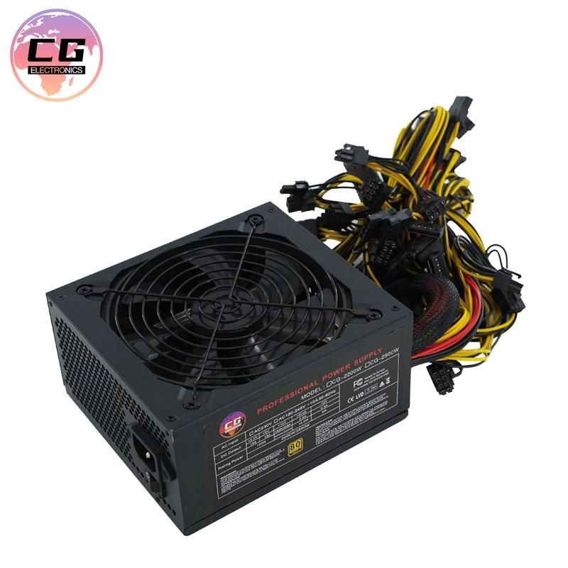 Лидер продаж блок питания для ПК CG 2200 Вт игровой atx