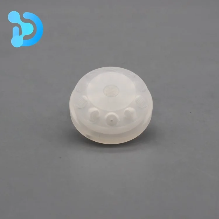 Dechengwang OEM wholesale pvdf ptfe parts polymer material backup PTFE piston ring fluid handling valve head