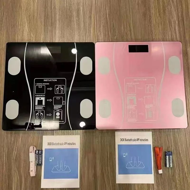 New Product 2023 Heart Rate Smart Weight Scale App Digital Weighing machine Smart Body Fat Scale