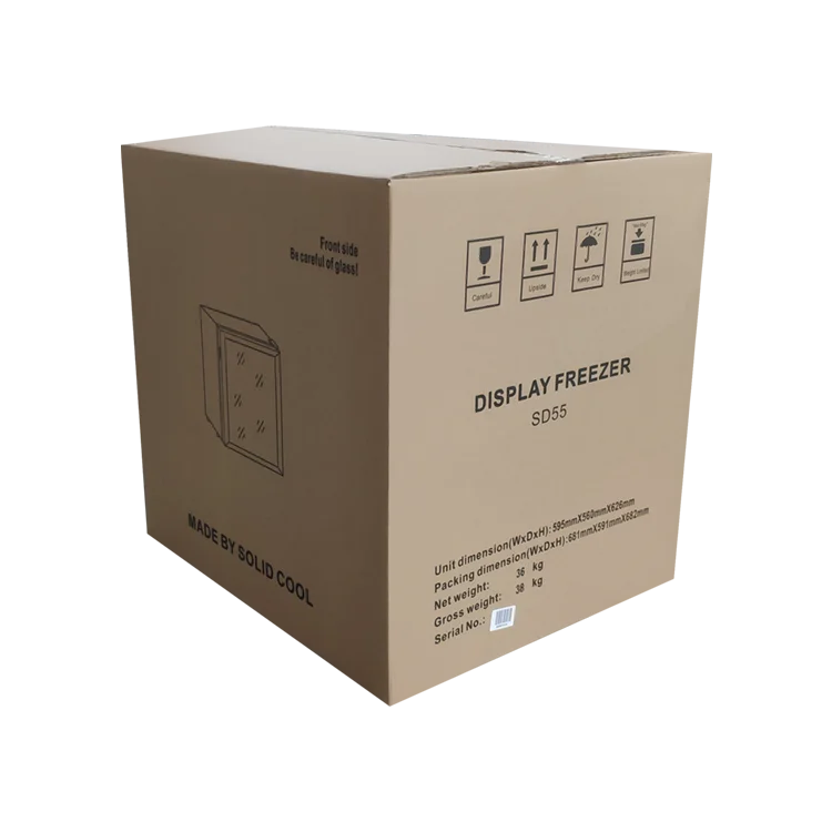 Meisda SD55 55L ice cream store use popsicles small display mini bar freezer for sale