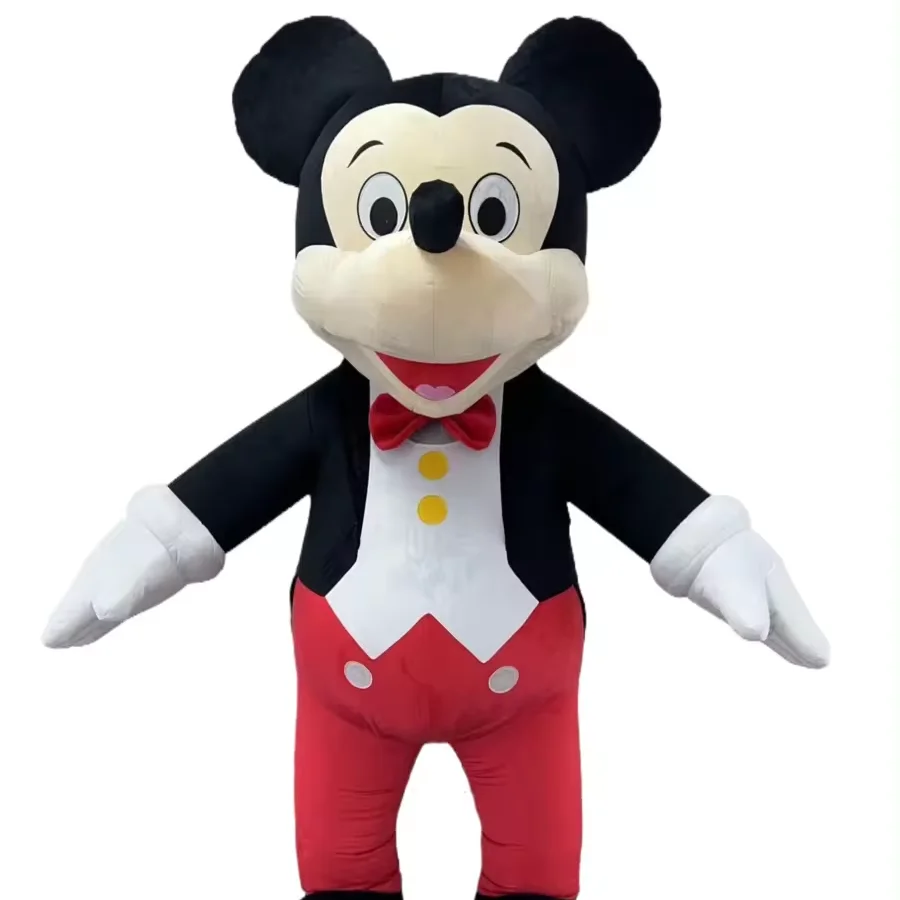 Custom Cartoon Character Inflatable Plush Mini And Mickey Costume Animal Mascot Costume Adult Inflatable Costume