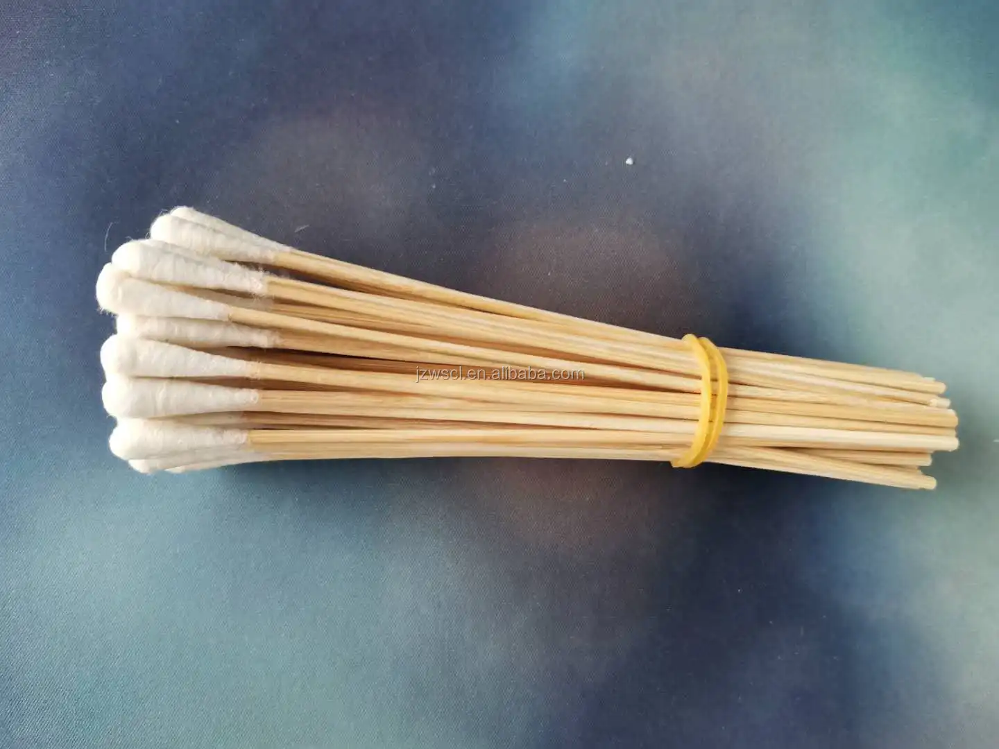 Bamboo Stick Baby Use Cleanic Ear Cotton Buds Raw Cotton Color