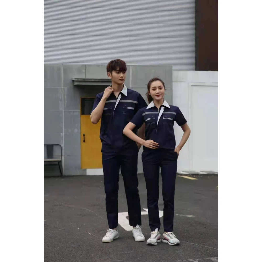 
Good quality factory directly mens workwear uniform set custom logo 