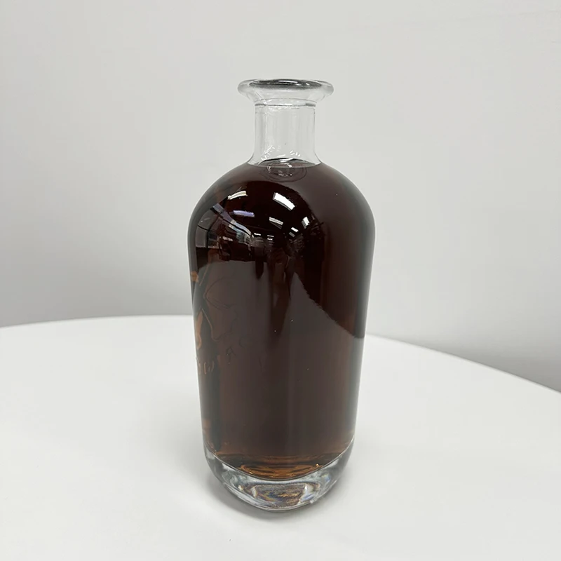 New Design Pirate King Captain Bumbu Original Unique Clear Drink Rum Whisky Brandy Spirit Glass Bottles