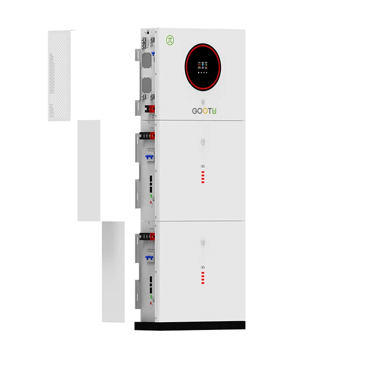 GOOTU 2560WH Solar Energy Storage System For Home 3.6KW Dual Output Solar Inverter 24V 100Ah Linthium Battery All In One System